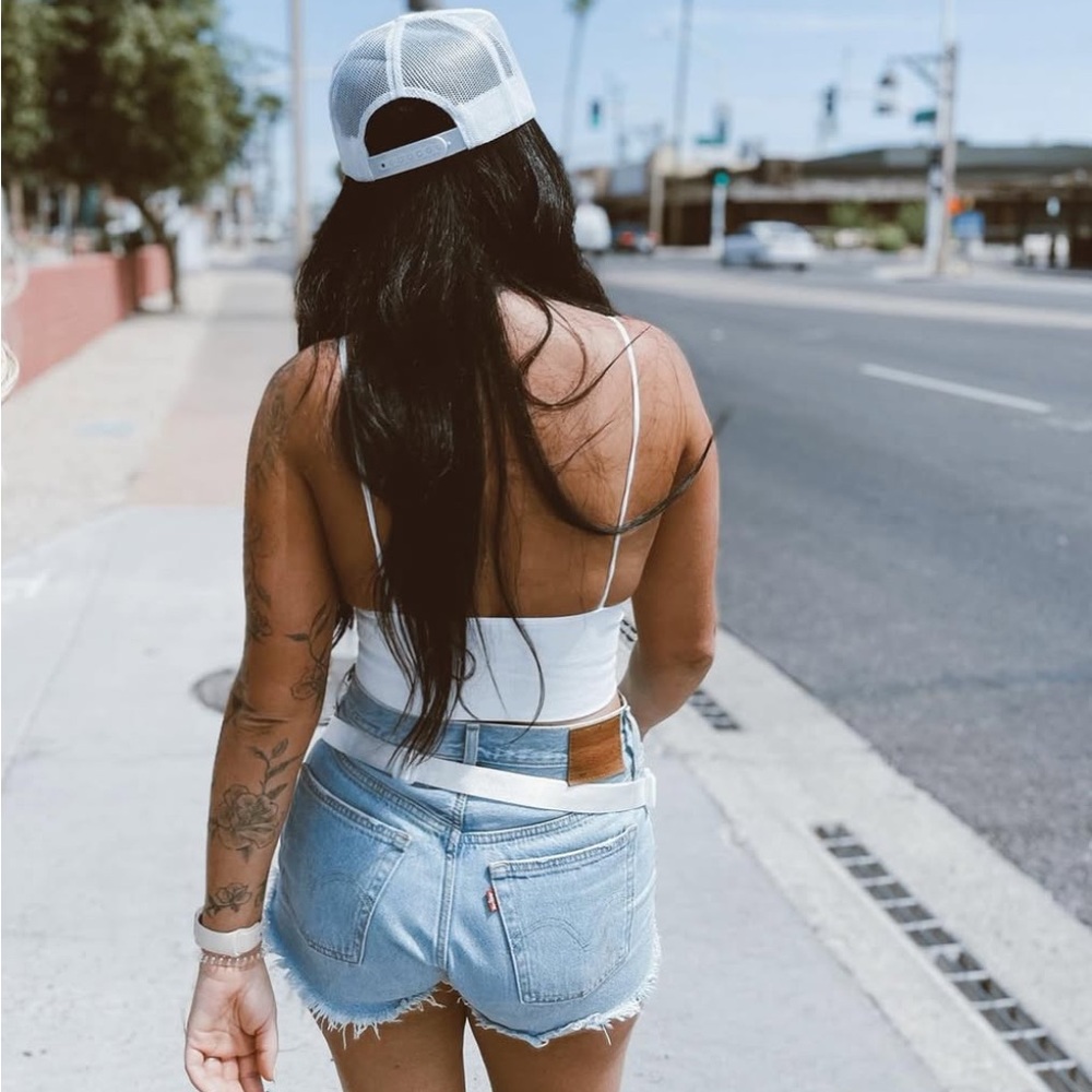 High waisted Levi shorts